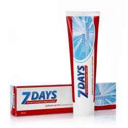 7 DAYS зубная паста 100мл бережное отбеливание