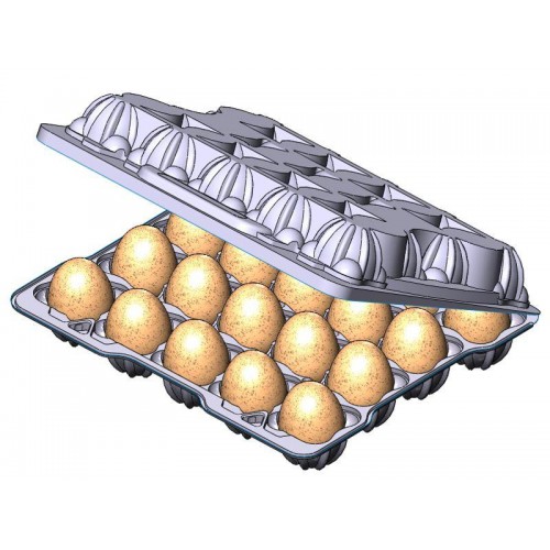 Яйцебокс ЯП-20 166х149х38мм Для перепелиных яиц
