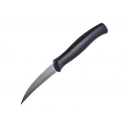 ТРАМОНТИНА нож овощной черная ручка 8см 23080/003