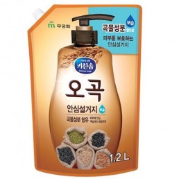 KITCHEN SOAP Жидкость для мытья посуды 1,2л 5 злаков (м/у)
