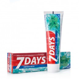 7 DAYS Зубная паста 100мл Свежая мята