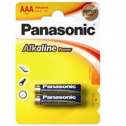 PANASONIC Батарейки алкалиновые ААА 1.5V 2шт