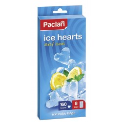 ПАКЛАН Пакетики для льда в форме сердечек 8пак