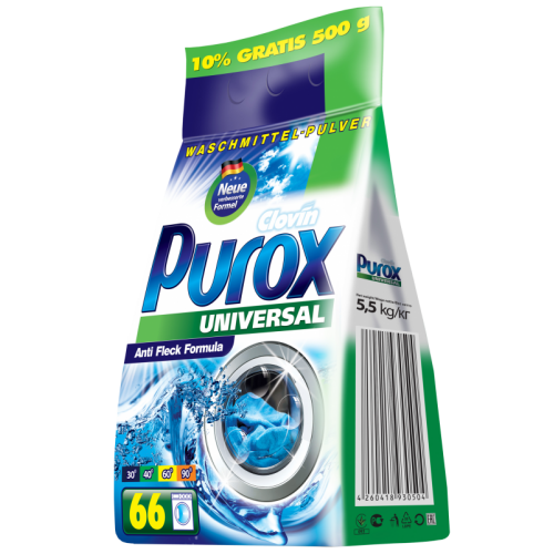 PUROX Стиральный порошок 5,5кг Универсальный