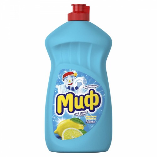 МИФ Средство для мытья посуды 500мл Лимонная свежесть