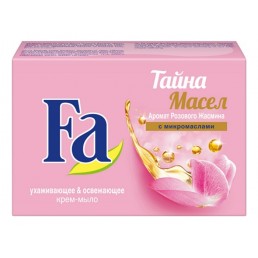 FA Мыло туалетное 90г Тайна Масел Розовый Жасмин