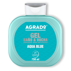AGRADO Гель для душа 750мл Aqua blue