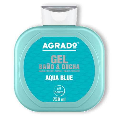 AGRADO Гель для душа 750мл Aqua blue