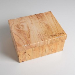 Коробка подарочная складная 31,2х25,6х16,1см Дерево арт 5306137