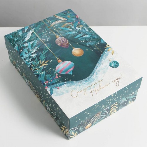 Коробка складная «Новогоднее волшебство»,  30 × 20 × 9 см 6926248