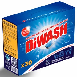 DIWASH Таблетки для посудомоечных машин 30шт