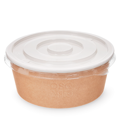 OSQ Крышка ПЛОСКАЯ PET для контейнера ROUND BOWL 620/750/1000мл OSQ Крышка ПЛОСКАЯ PET для контейнера ROUND BOWL 620/750/1000мл