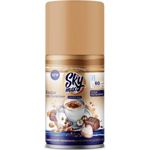 SKY Сменный баллон универсальный 250мл Кофе со сливками SKY Сменный баллон универсальный 250мл Кофе со сливками