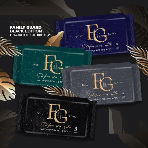 FAMILY GUARD Влажные салфетки 8шт Boss edition FAMILY GUARD Влажные салфетки 8шт Boss edition