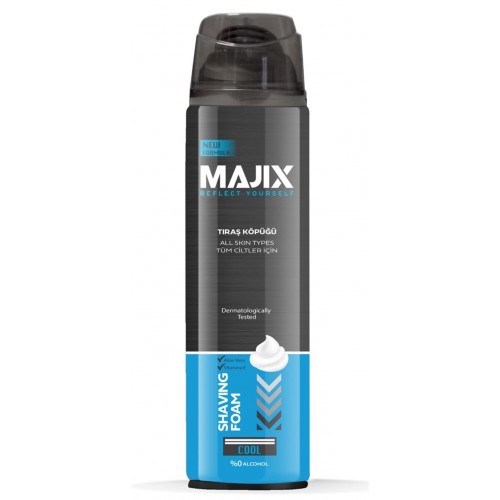 MAJIX Пена для бритья 200мл Cool MAJIX Пена для бритья 200мл Cool