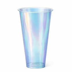 Стакан Bubble Cup (квадратное дно) д-90мм 500мл 18шт Перламутровый, глянцевый