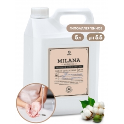 GRASS MILANA PROFESSIONAL Мыло-крем жидкое гипоаллергенное 5л Масло хлопка GRASS MILANA PROFESSIONAL Мыло-крем жидкое гипоаллергенное 5л Масло хлопка