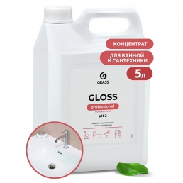 GRASS GLOSS Средство для чистки сантехники кислотное 5,5кг Концентрат