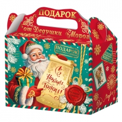 Коробка подарочная 2500гр Северная почта Коробка подарочная 2500гр Северная почта