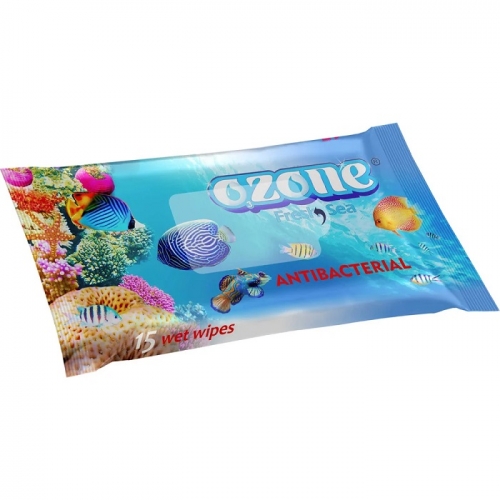 OZONE Влажные салфетки 15шт OZONE Влажные салфетки 15шт