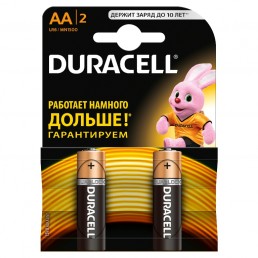 DURACELL Батарейки алкалиновые АА LR6 1.5V 2шт