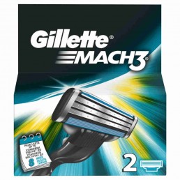 GILLETTE MACH3 Сменные кассеты для бритв 2шт