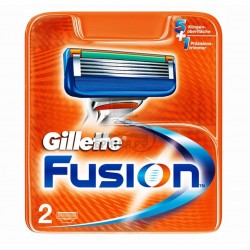 GILLETTE FUSION Сменные кассеты для бритья 2шт