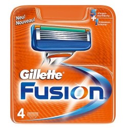 GILLETTE FUSION Сменные кассеты для бритья 4шт