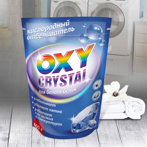 OXY CRYSTAL Кислородный отбеливатель 600г для белого белья
