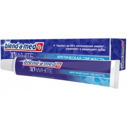 БЛЕНД А МЕД 3D WHITE зубная паста 100мл Арктическая свежесть