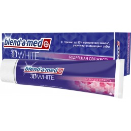 БЛЕНД А МЕД 3D WHITE зубная паста 100мл Бодрящая свежесть