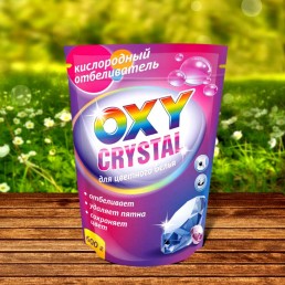 OXY CRYSTAL Кислородный отбеливатель 600г для цветного белья