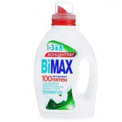 БИМАКС Средство для стирки жидкое-гель 1500г 100 Пятен