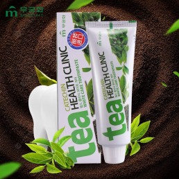 HEALTH CLINIC Зубная паста 100г Отбеливающая с экстрактом зеленого чая