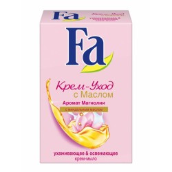 FA Крем-мыло туалетное 90г Аромат Магнолии с Миндальным маслом