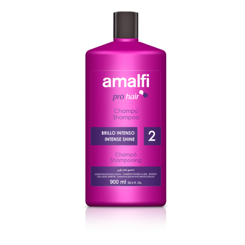 AMALFI Шампунь профессиональный для волос 900мл Intense shine