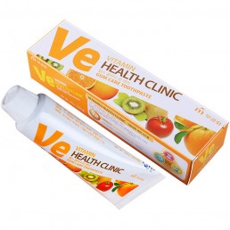 HEALTH CLINIC Зубная паста 100г С витаминами для профилактики заболеваний десен