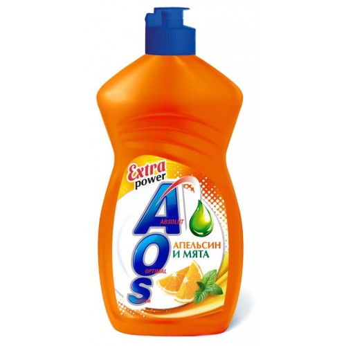 АОС Средство для мытья посуды 450г Апельсин и мята