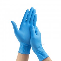 MEDIOK Перчатки нитриловые неопудренные 100шт M Голубые