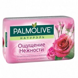 PALMOLIVE Мыло туалетное 90г Экстракт лепестков роз и молочко