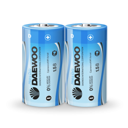 DAEWOO Батарейки солевые R20 2шт