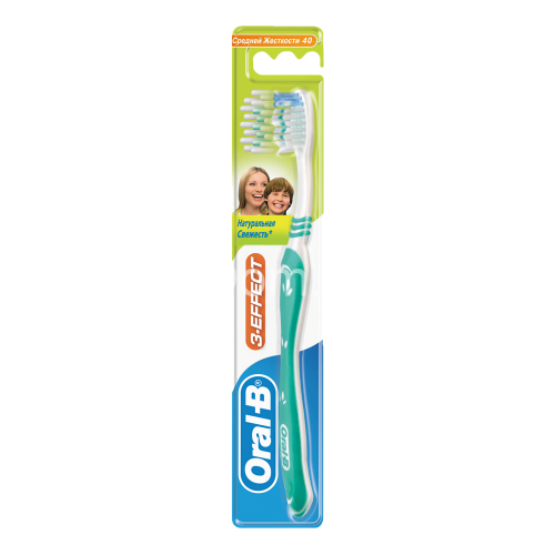 Oral-B зубная щетка 3-Эффект средней жесткости Oral-B зубная щетка 3-Эффект средней жесткости