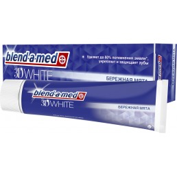 БЛЕНД А МЕД 3D WHITE зубная паста 100мл нежная мята