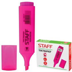 STAFF Текстмаркер 1-5мм Розовый