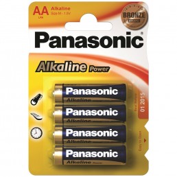PANASONIC Батарейки алкалиновые АА 1.5V 4шт