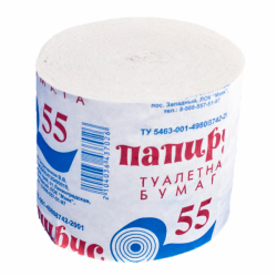 ПАПИРУС Туалетная бумага 55м